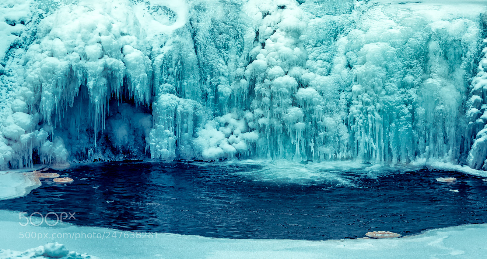 Canon EOS 80D sample photo. Icefall photography