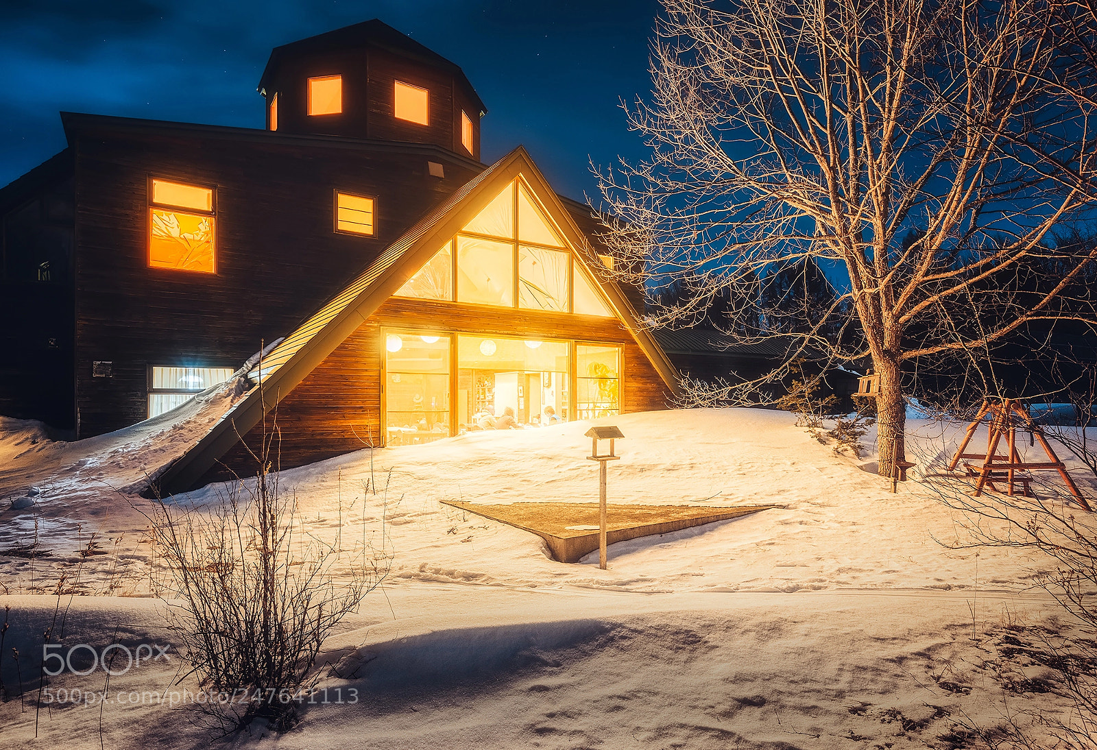 Nikon D810 sample photo. Night inn photography