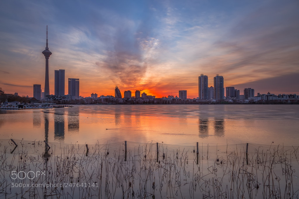 Canon EOS 6D Mark II sample photo. The time of sunrise photography