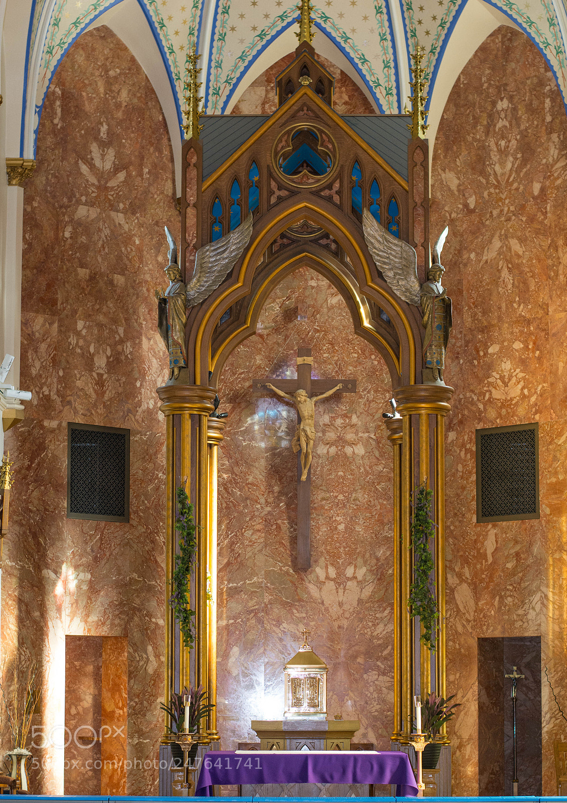 Nikon D7100 sample photo. Church altar photography