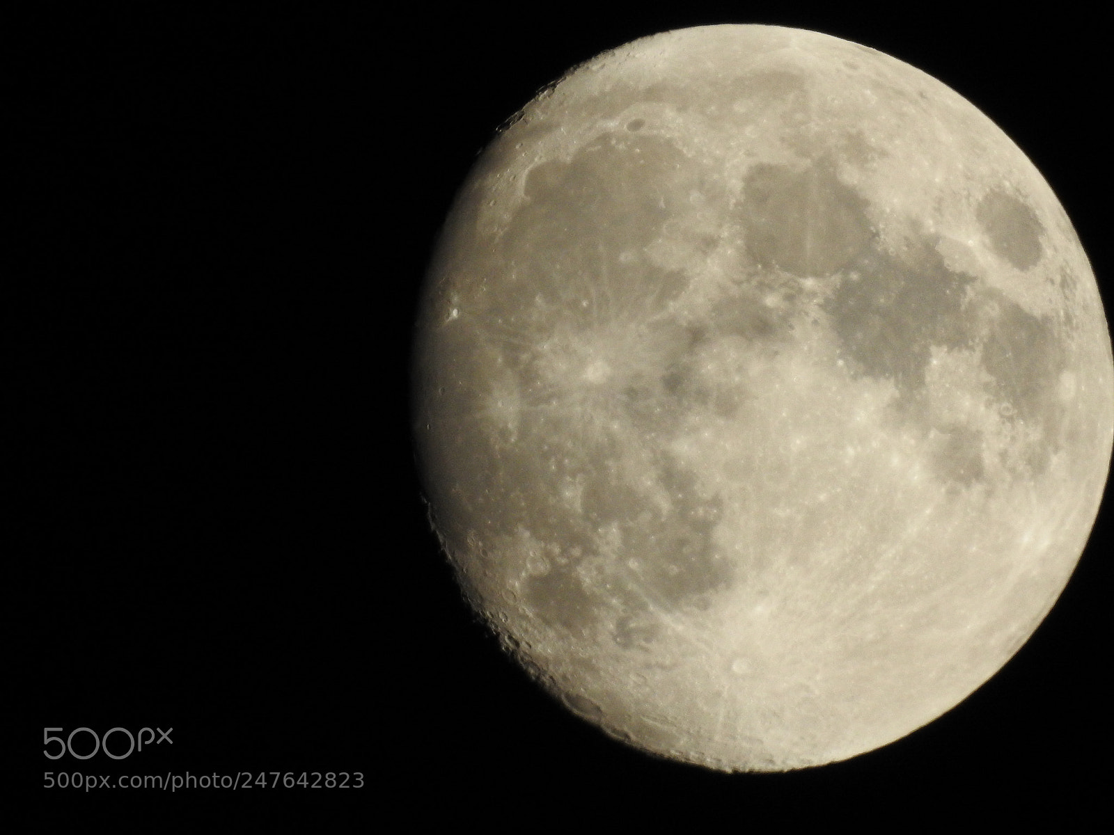 Nikon Coolpix P900 sample photo. Lunar 94,16% phase photography