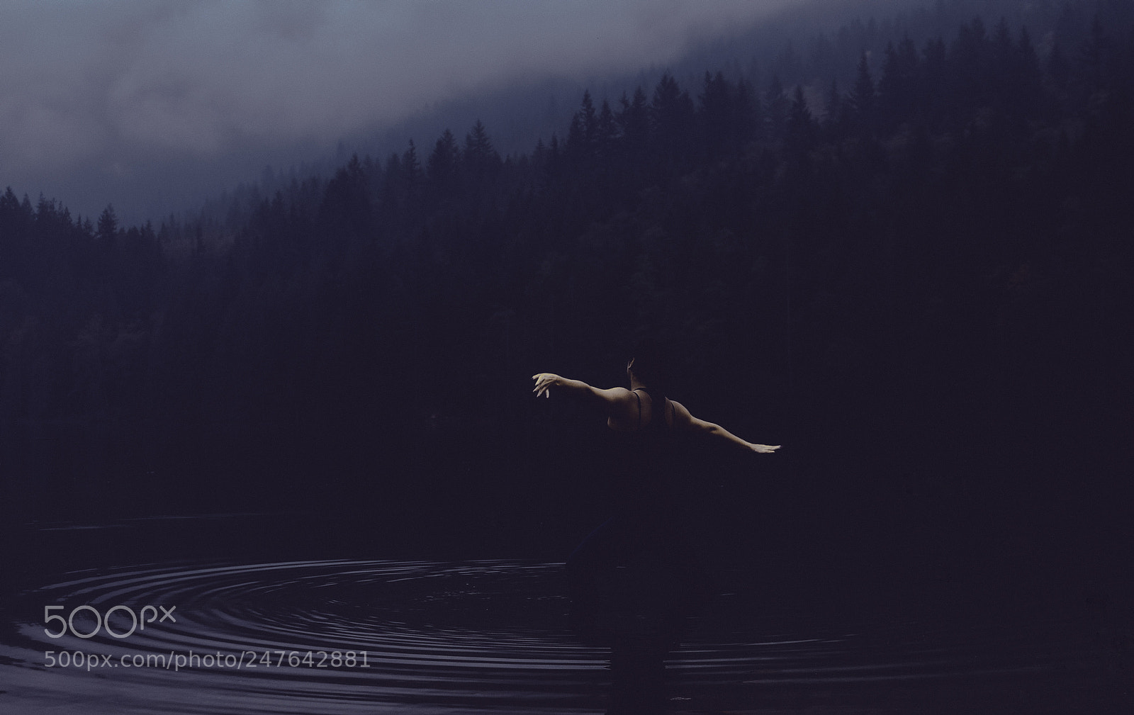 Fujifilm X-E2 sample photo. Yoga in the fog photography