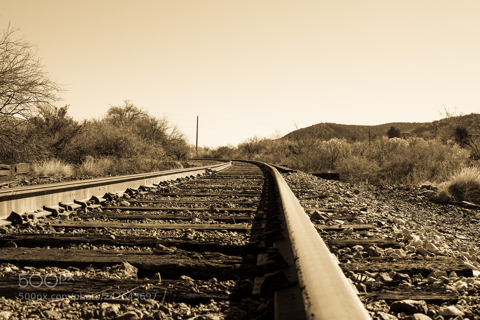 Canon EOS 7D Mark II sample photo. The rails at pinal photography