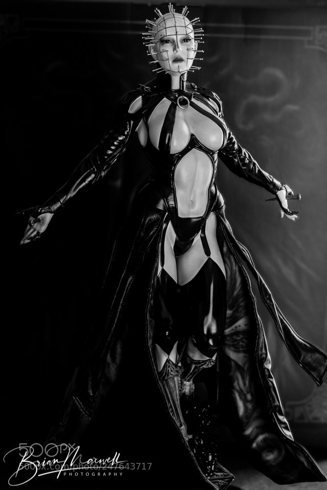 Nikon D3100 sample photo. Hell priestess 1 bw photography