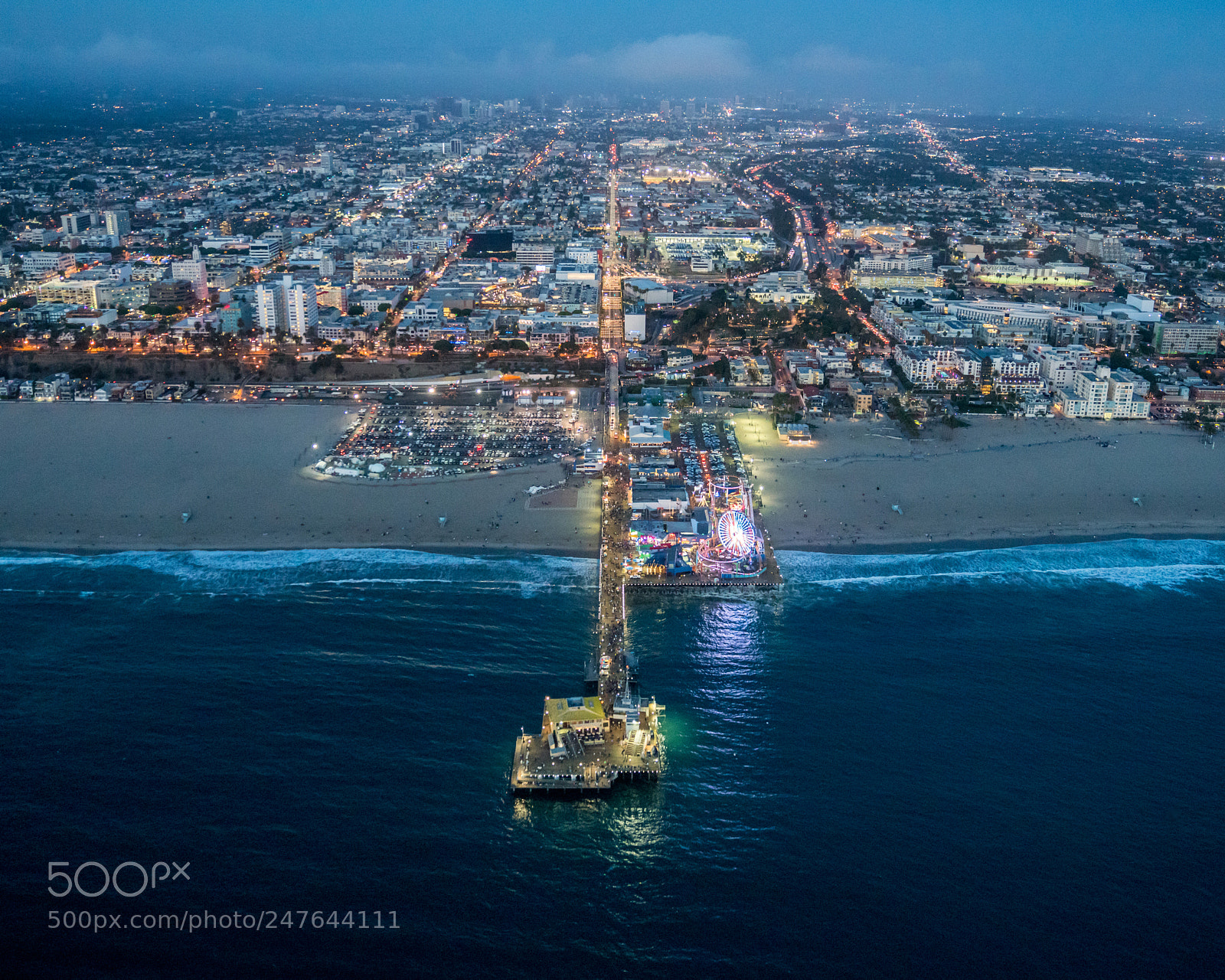 Sony a7R II sample photo. Santa monica pier photography