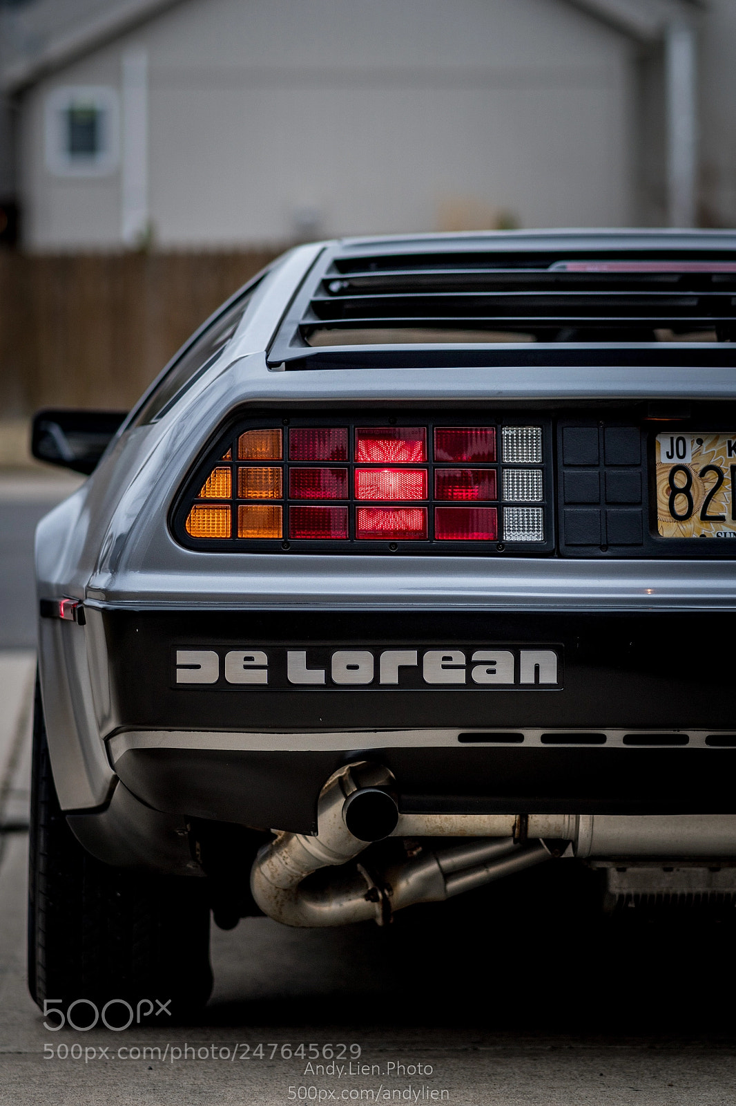 Sony a6500 sample photo. Delorean dmc-12 photography