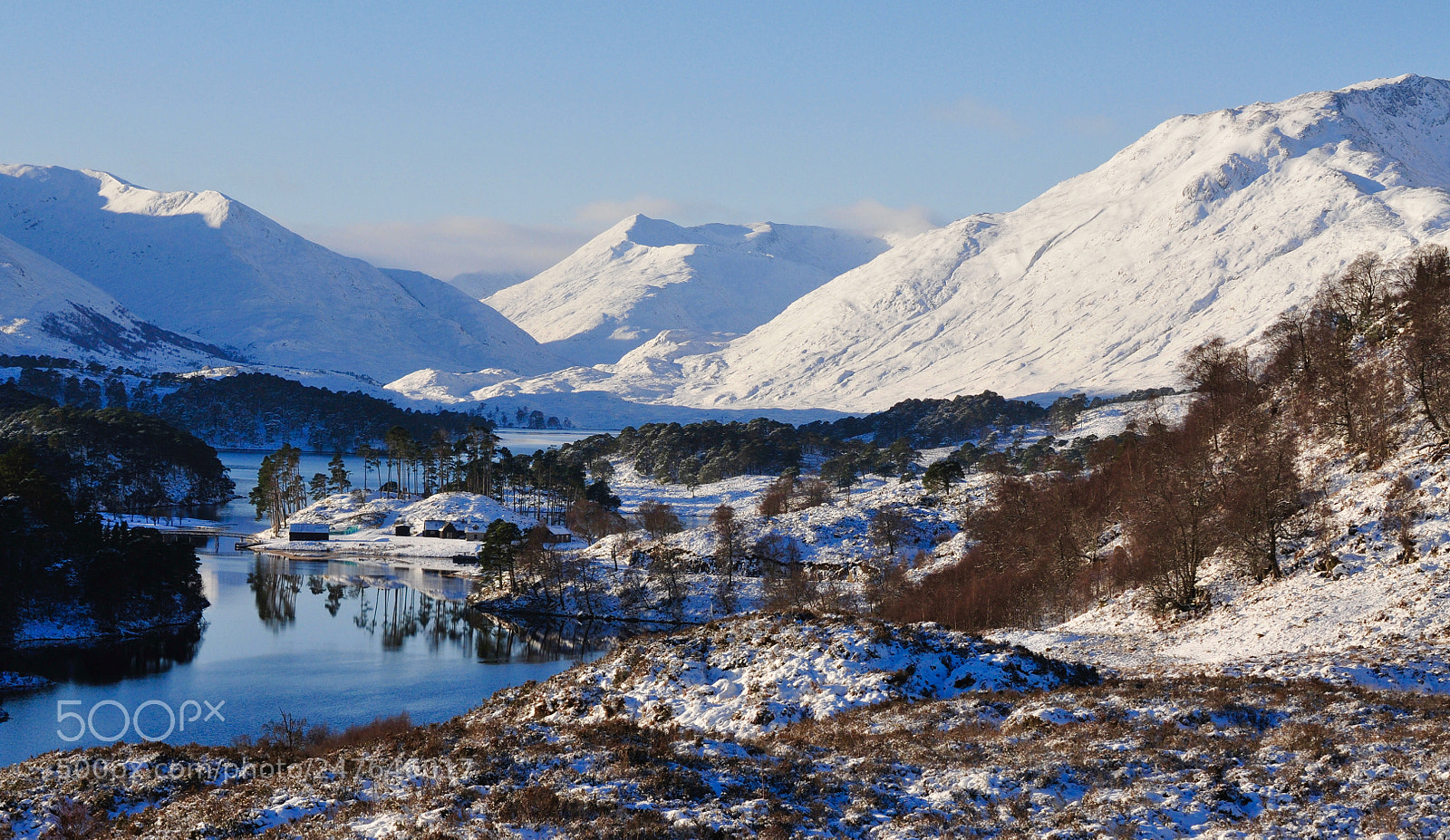 Nikon D300S sample photo. Glen affric winter 2018 photography