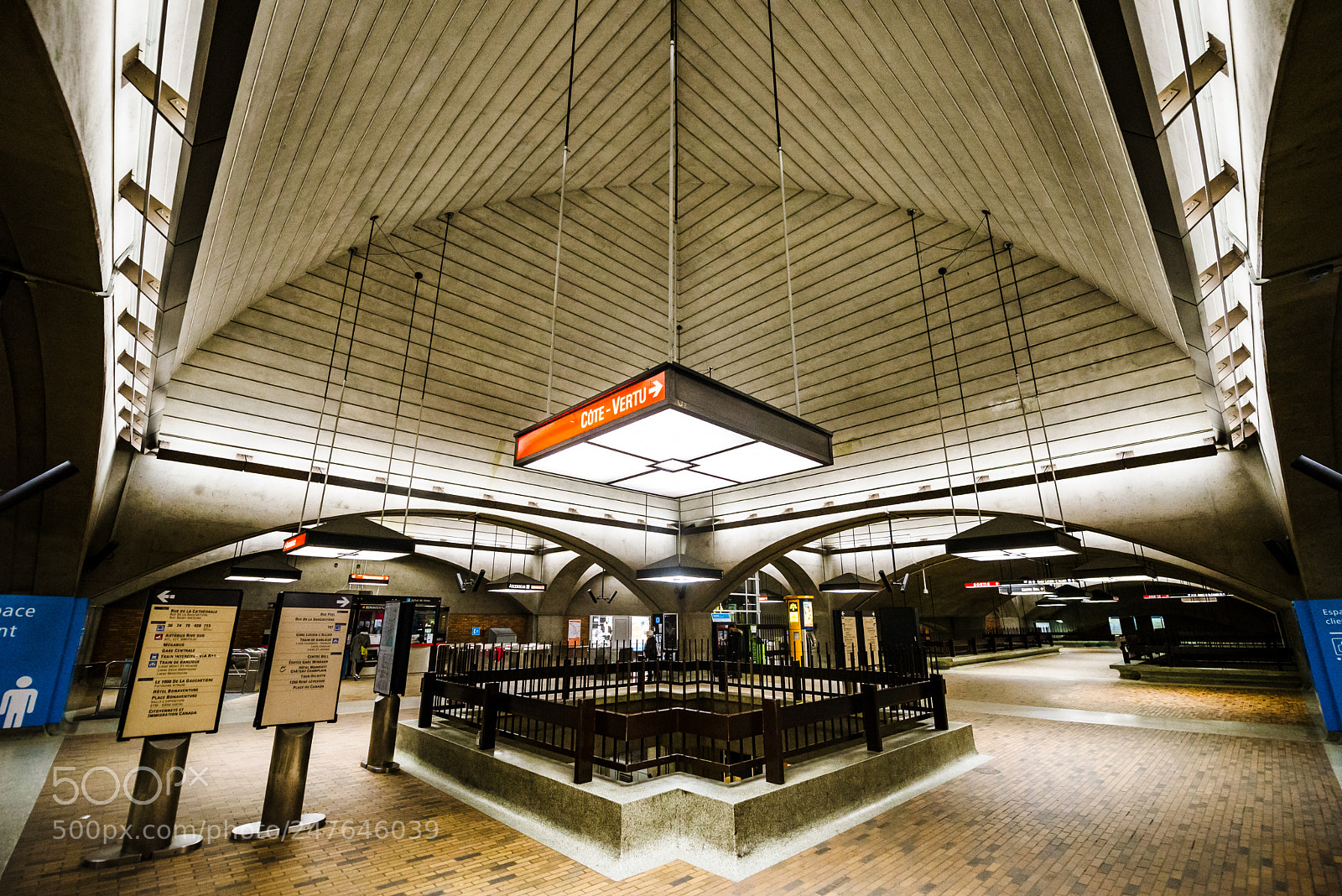 Nikon D610 sample photo. Bonaventure montreal metro station photography