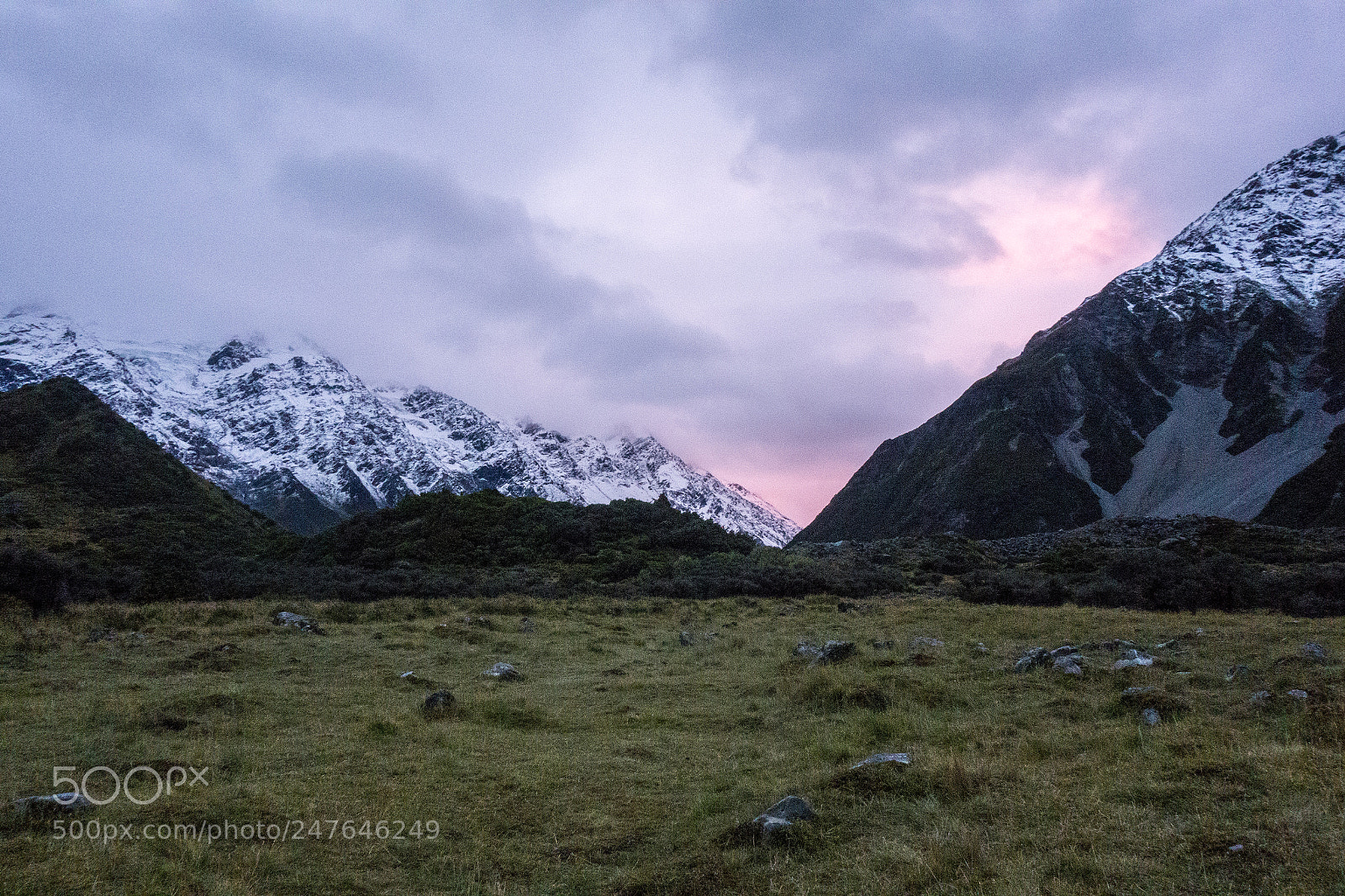 Sony Cyber-shot DSC-RX100 sample photo. Sunset on hooker valley photography