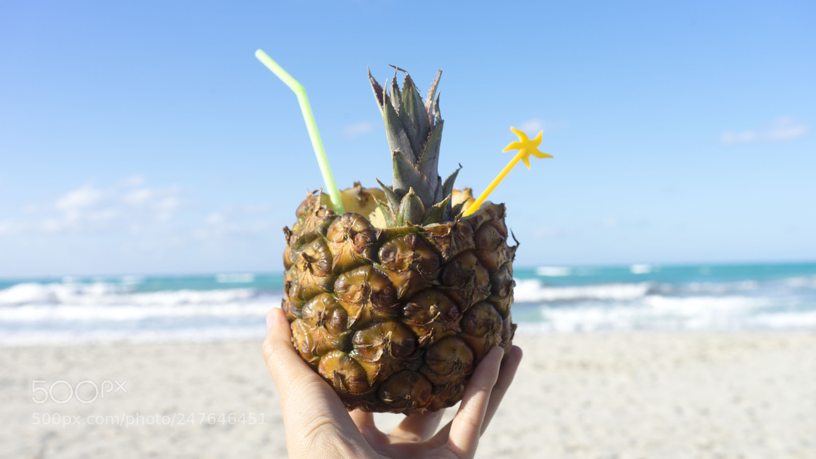 Sony a7 II sample photo. Pineapple cocktail photography