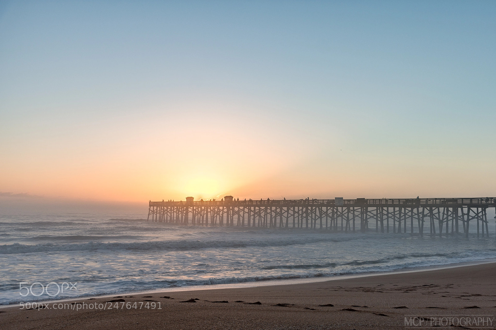 Nikon D7200 sample photo. Foggy pier photography