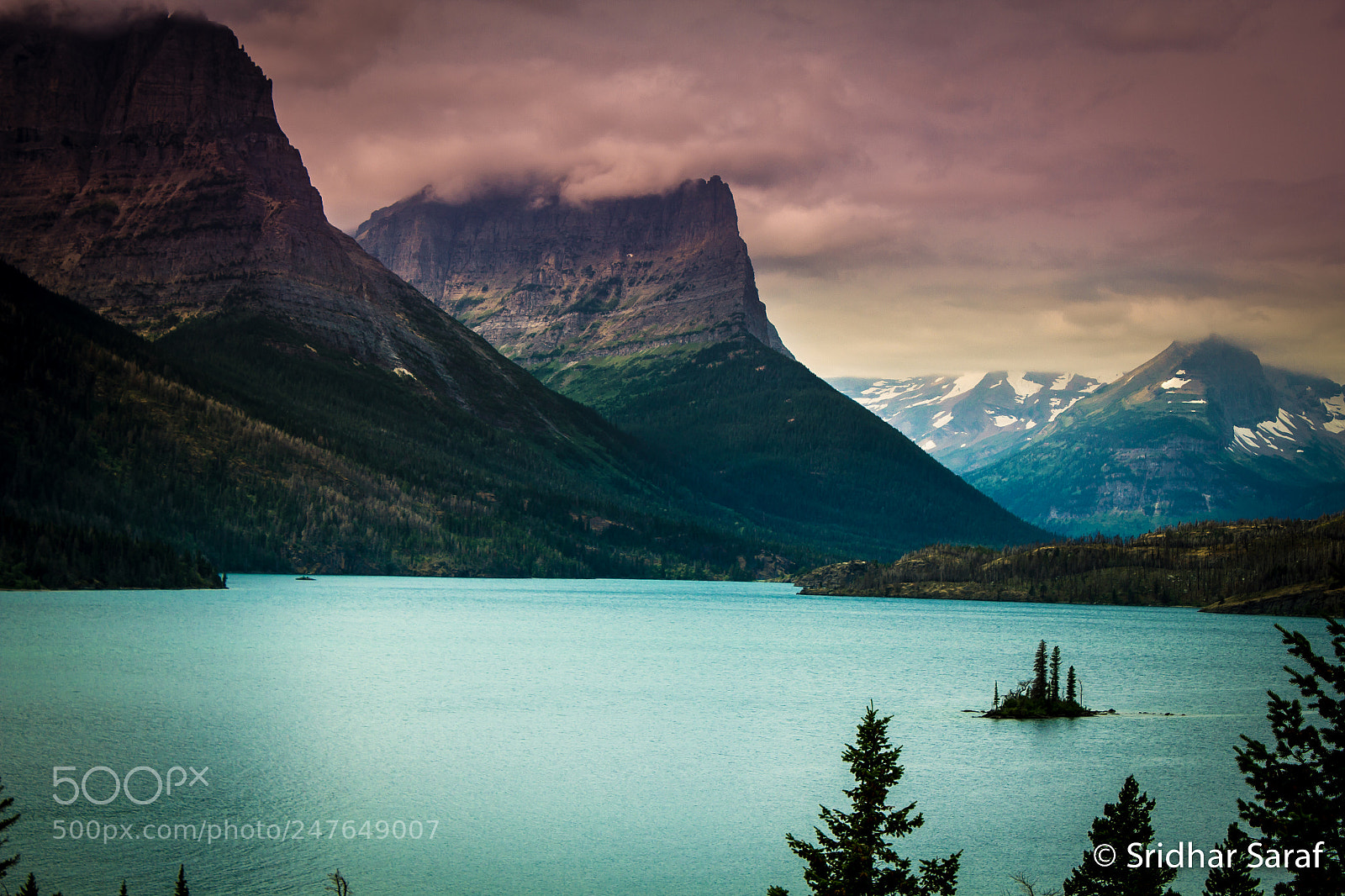 Canon EOS 550D (EOS Rebel T2i / EOS Kiss X4) sample photo. Saint mary lake glacier photography
