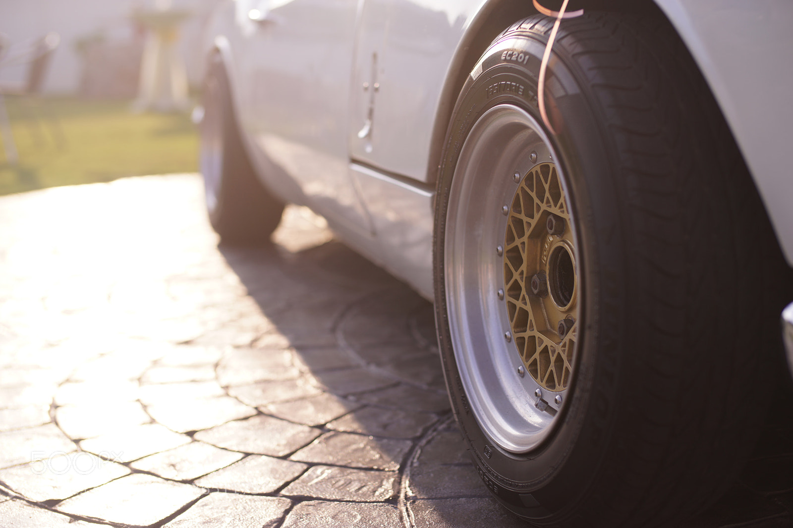Sony a7 sample photo. Classic car with sunray photography