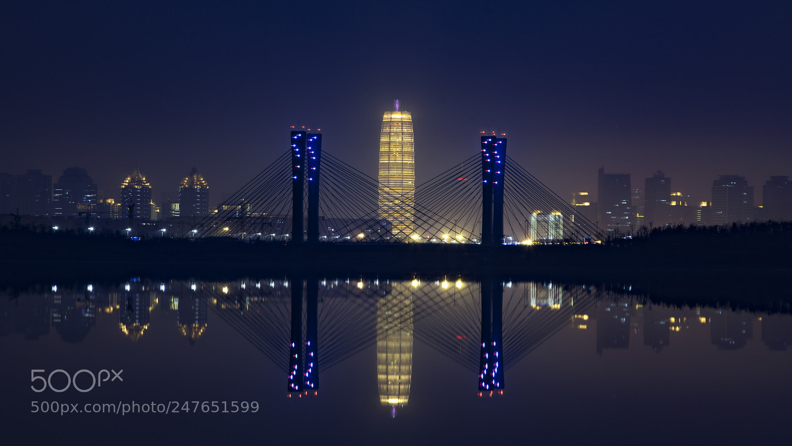 Nikon D810 sample photo. 郑州城市夜景 photography