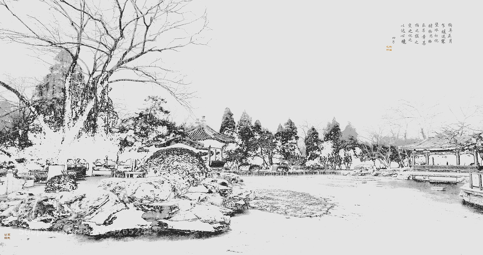 Canon PowerShot G1 X Mark II sample photo. Winter garden photography