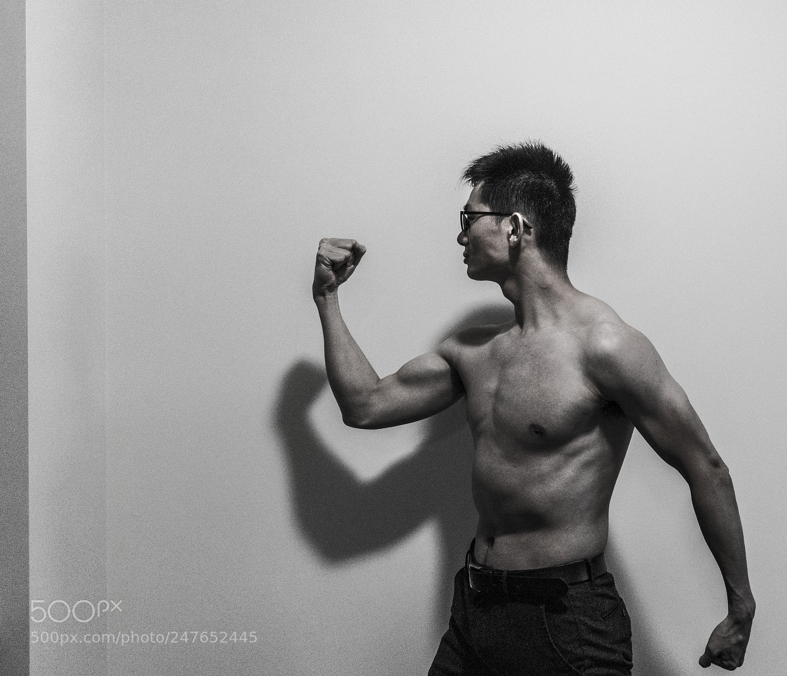 Sony a7 II sample photo. Young male fitness model photography