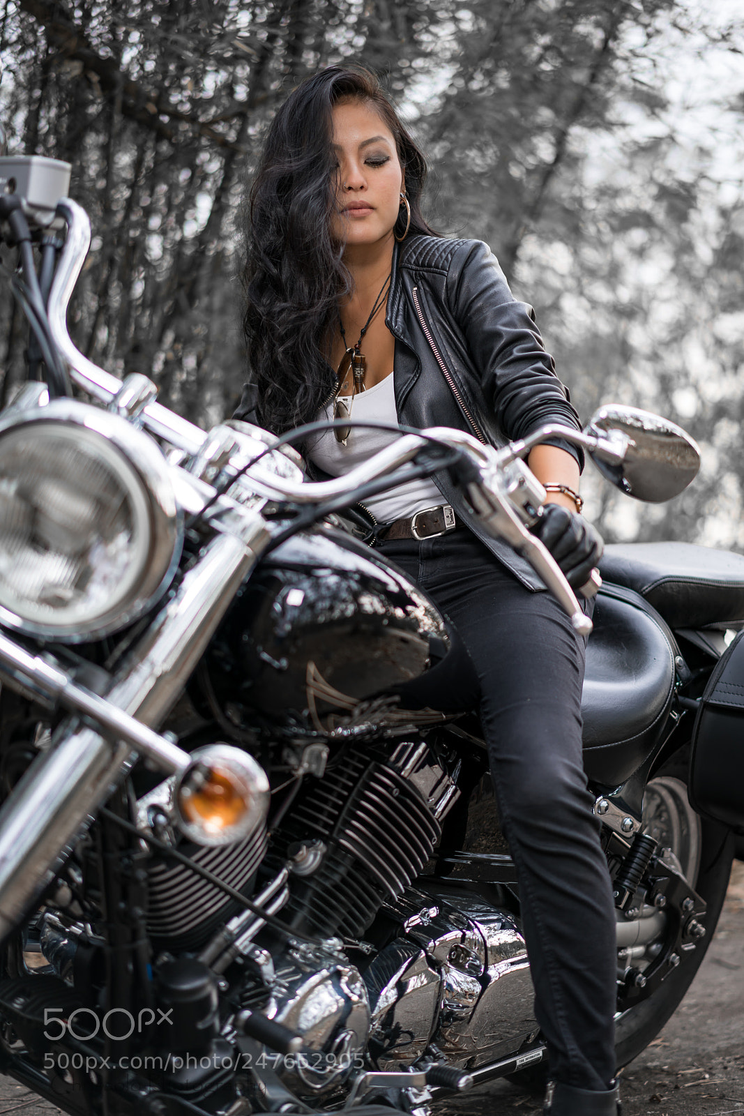 Sony a7R II sample photo. Biker photography