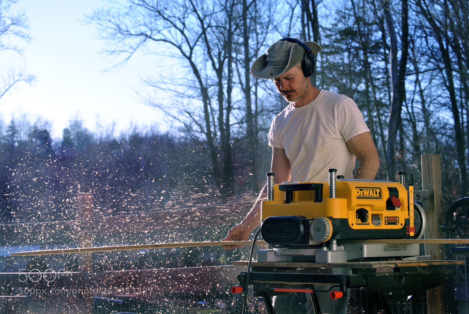 Nikon D3000 sample photo. Sawdust photography