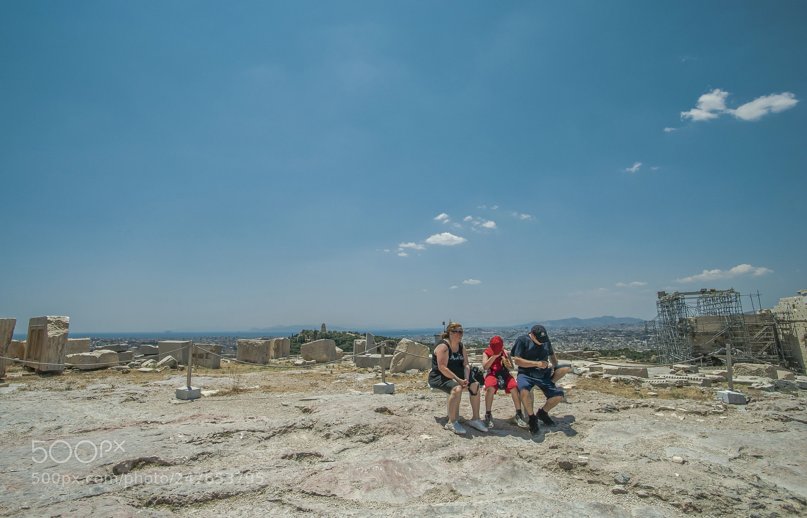Sony SLT-A99V sample photo. Parthenon family tourism photography