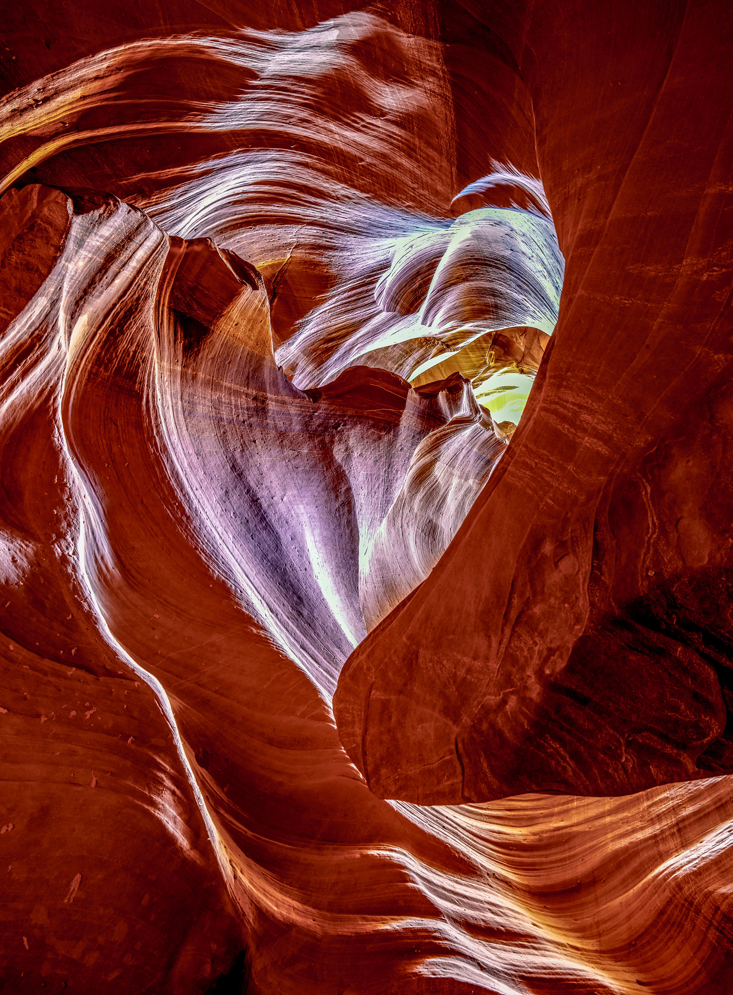 Phase One IQ3 100MP Trichr sample photo. Antilope canyon arizona photography