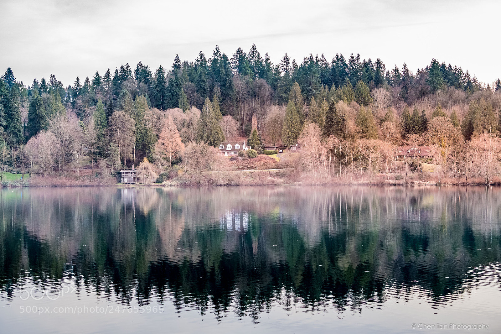 Nikon D850 sample photo. Reflection at dusk photography