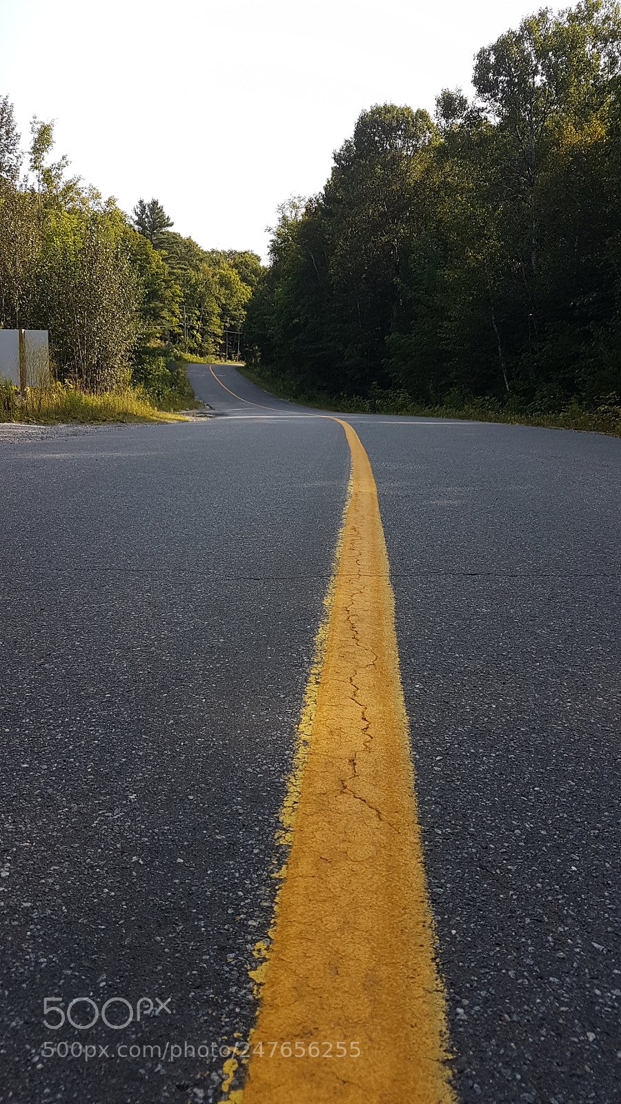Samsung Galaxy S7 Edge sample photo. Empty road photography