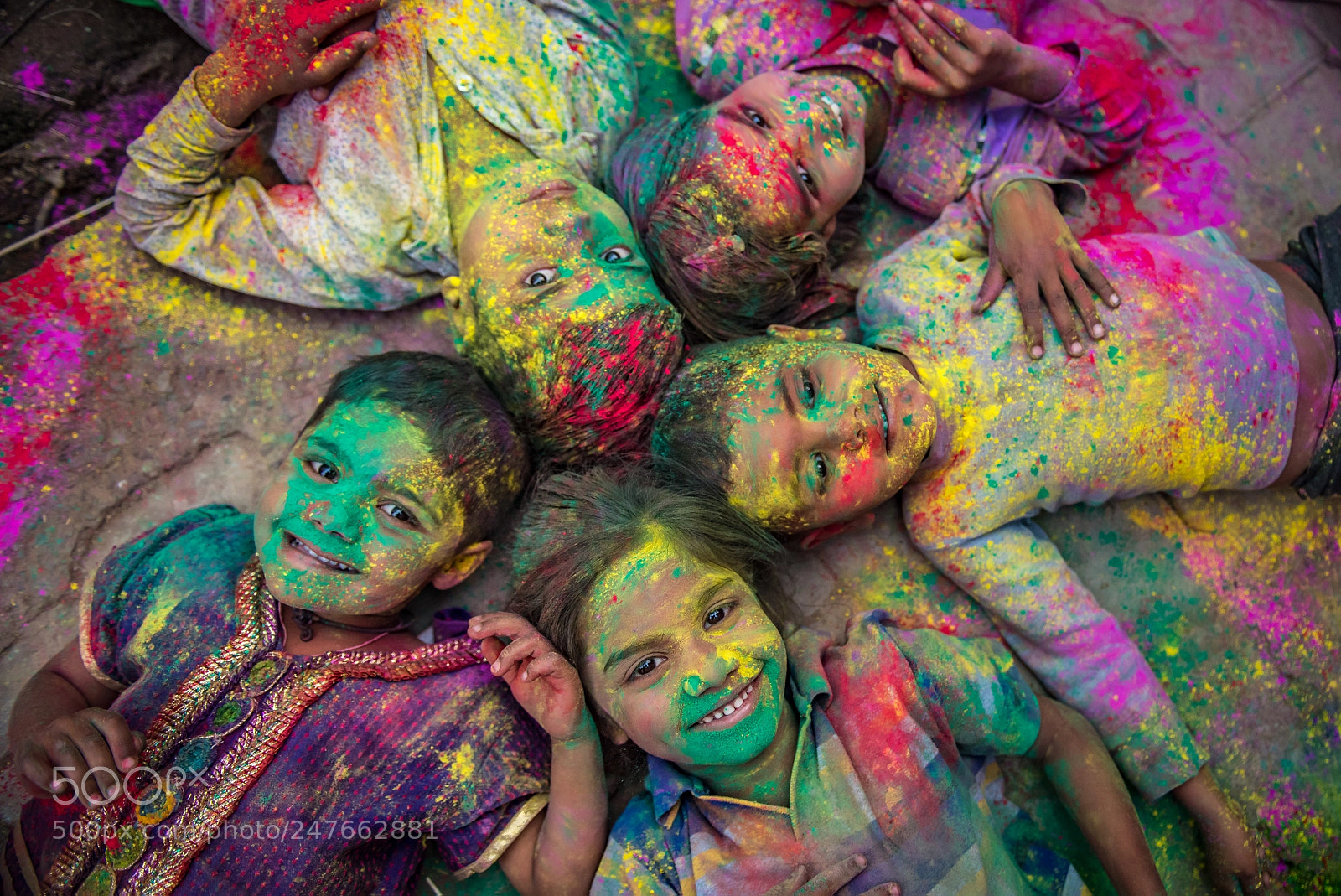 Nikon D750 sample photo. Holi festival of colors photography