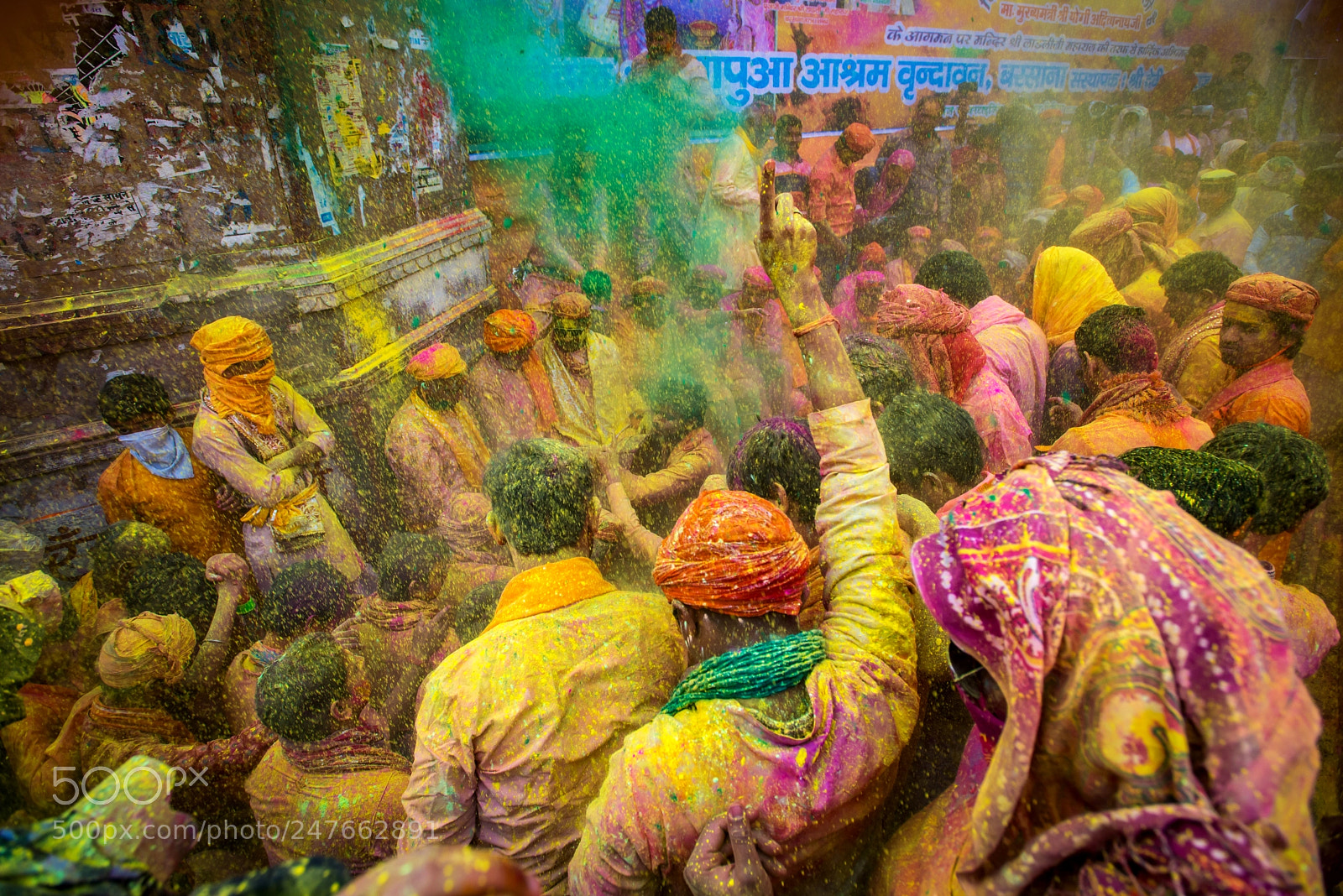 Nikon D600 sample photo. Holi festival of colors photography