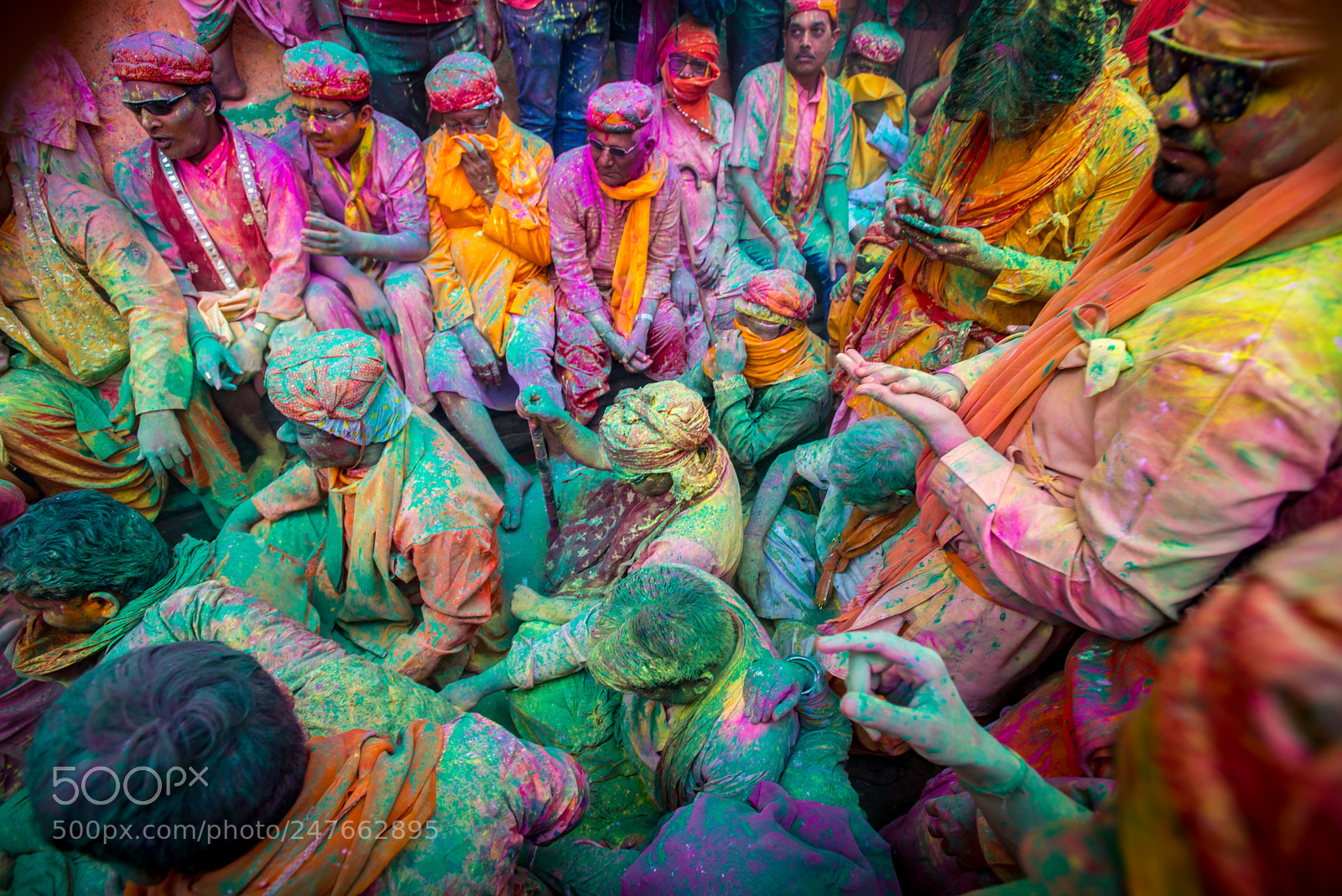 Nikon D600 sample photo. Holi festival of colors photography