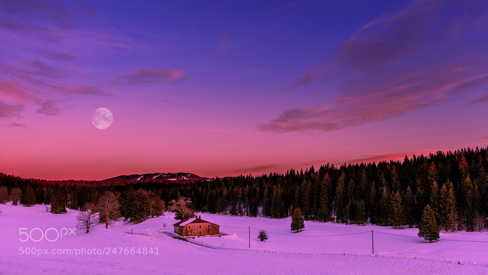 Canon EOS 5DS sample photo. Sunset in hauts jura photography