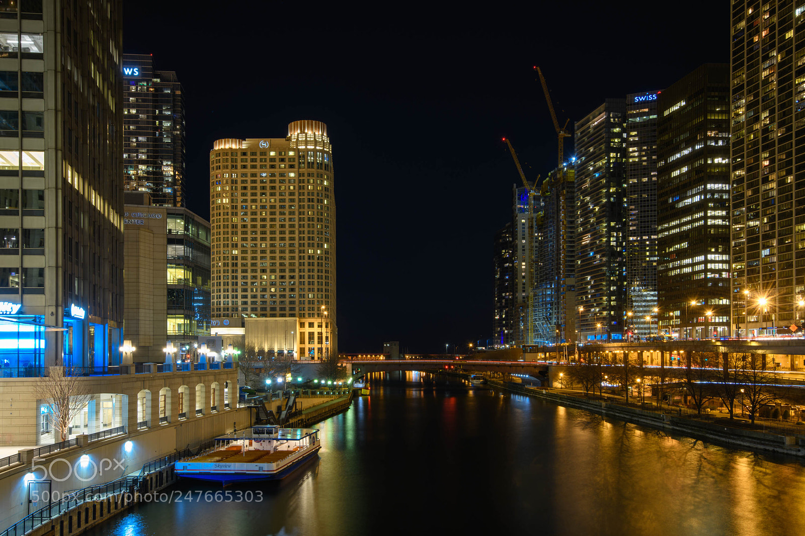 Nikon D850 sample photo. Chicago at night photography