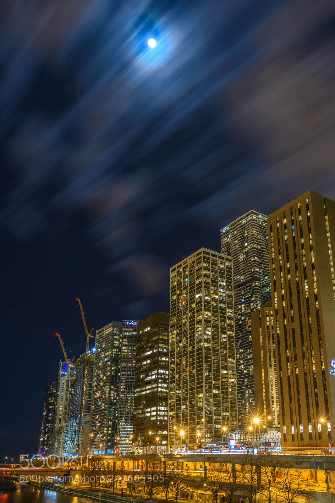 Nikon D850 sample photo. Chicago at night photography