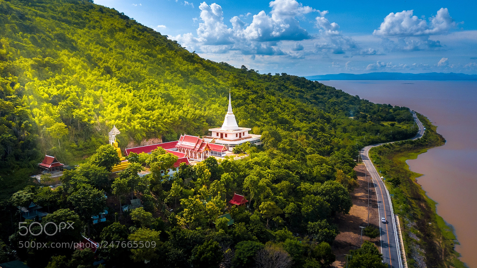 DJI FC220 sample photo. Wat khao phra lopburi photography