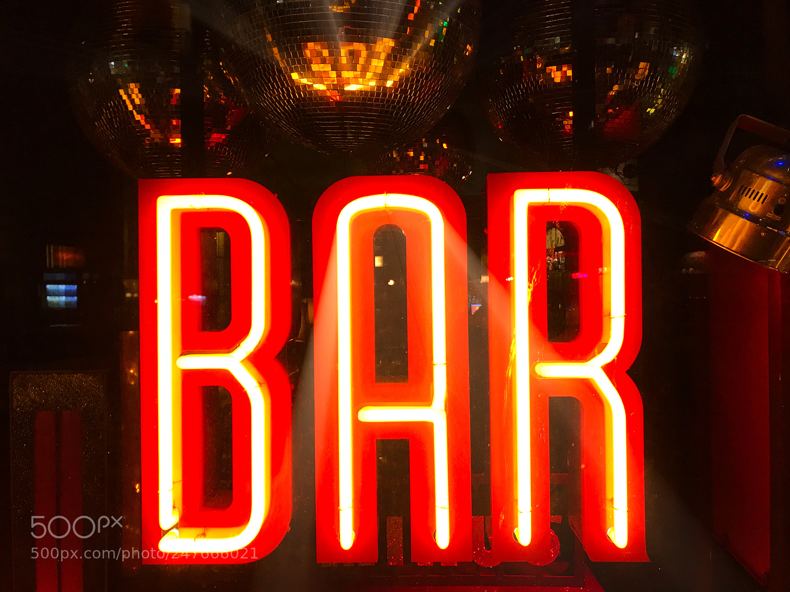 Apple iPhone 7 Plus sample photo. Neon bar sign photography