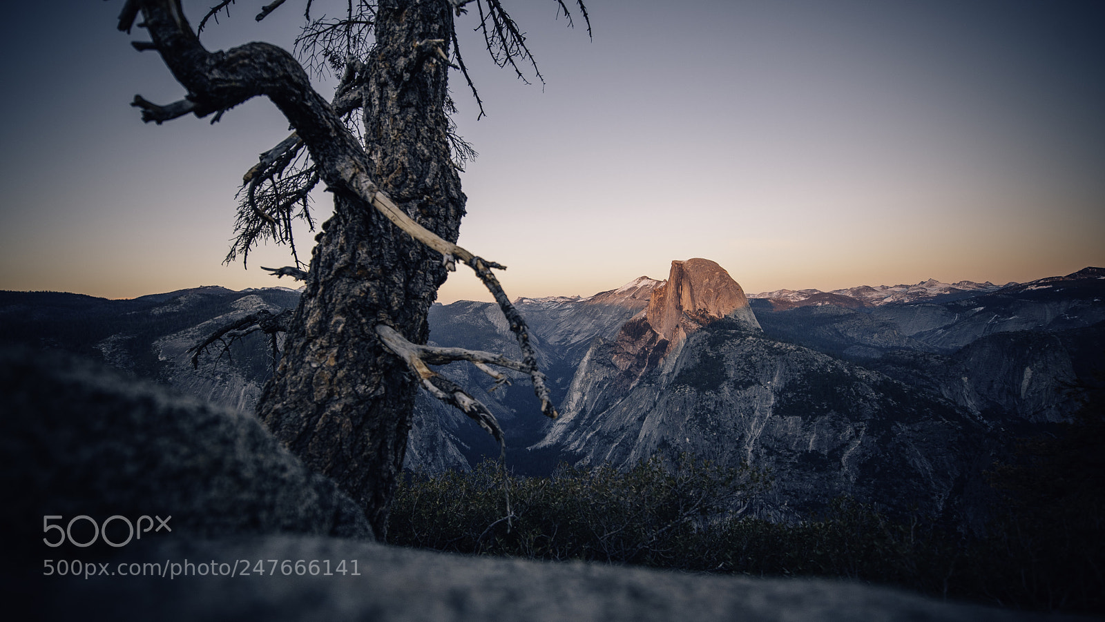 Nikon D750 sample photo. Glacier point at dusk photography