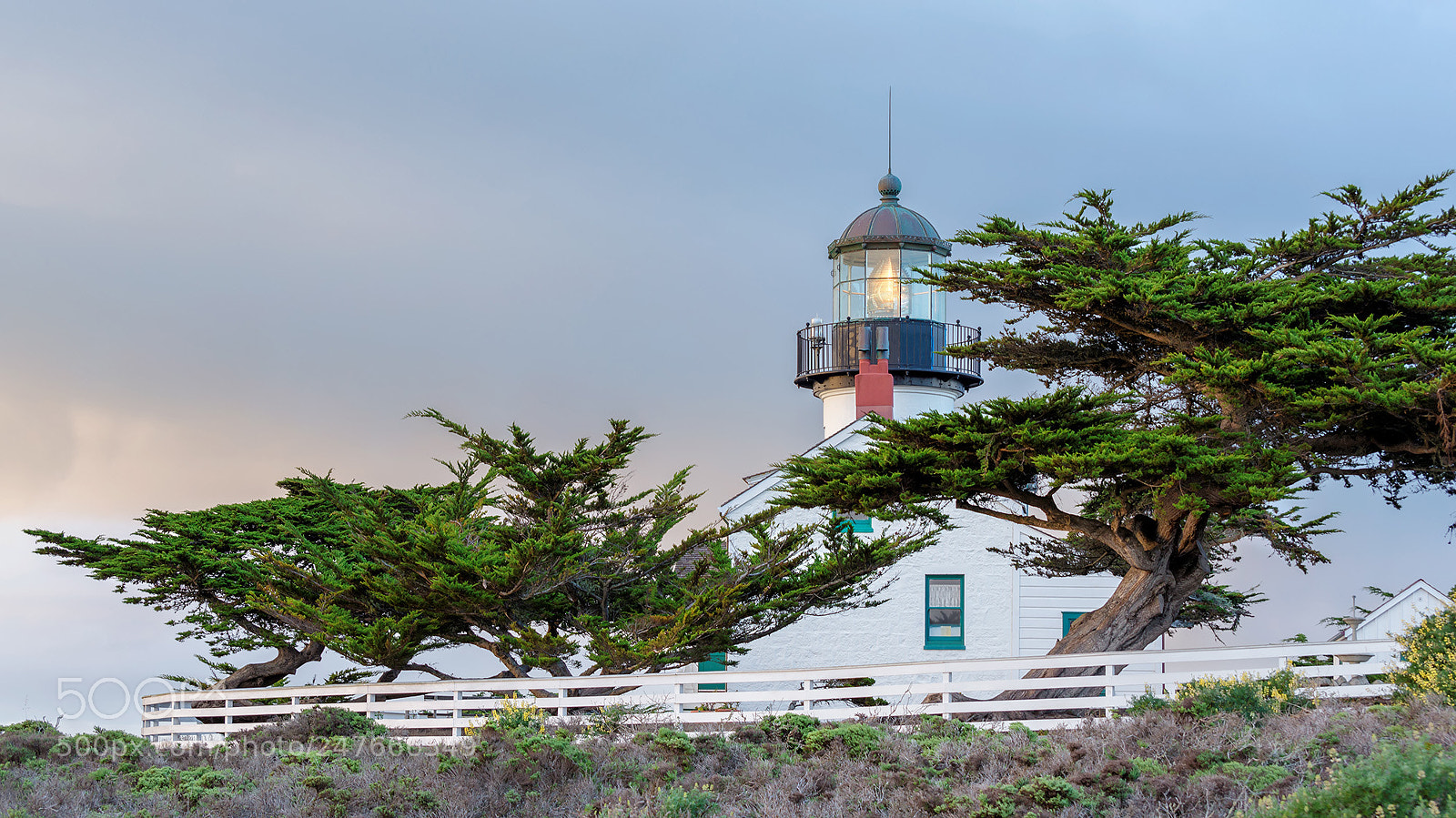 Nikon D800 sample photo. Monterey lighthouse photography