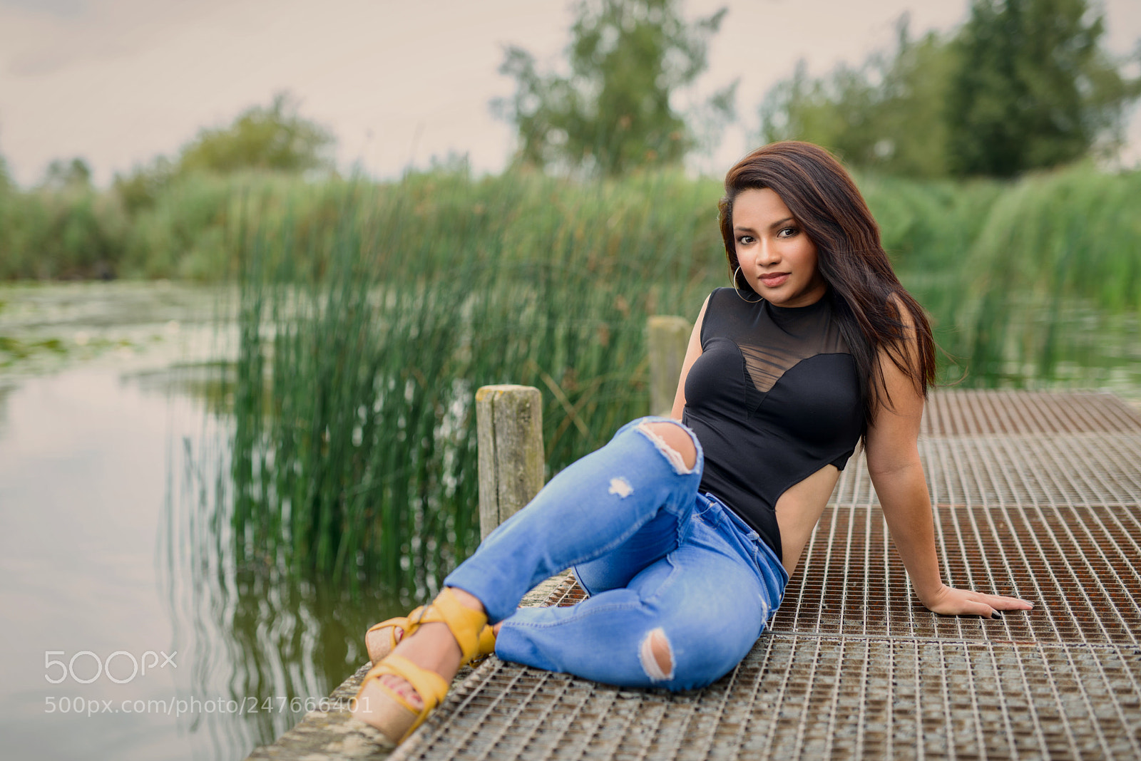 Nikon D800 sample photo. Leah at the lake photography