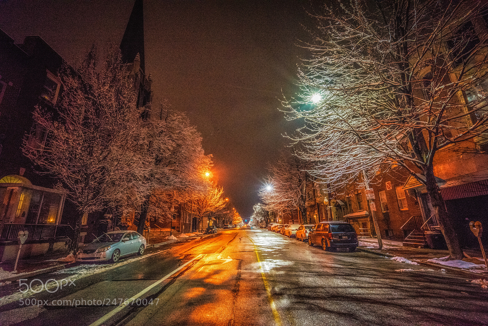 Sony a7R sample photo. "magical midnight drive" photography