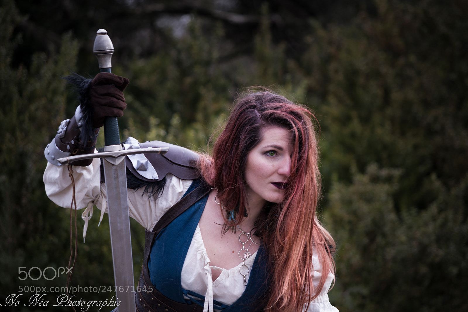 Pentax K-S2 sample photo. Warrior girl photography