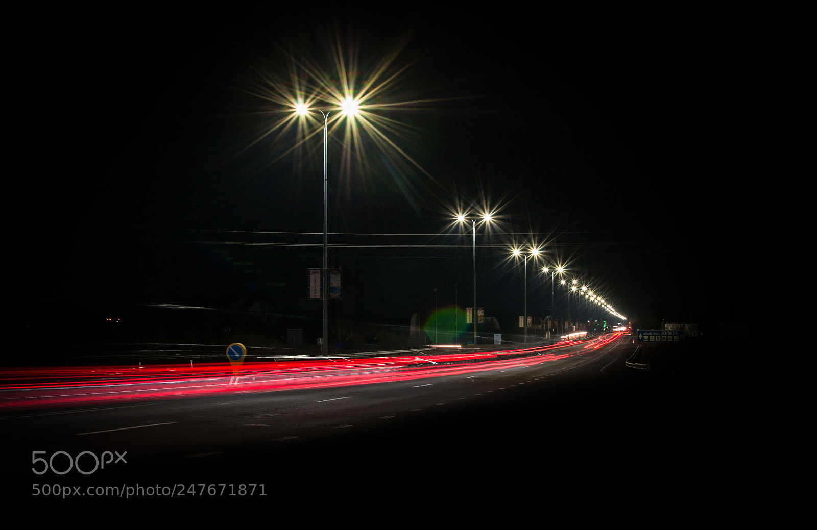 Nikon D5000 sample photo. Night speed photography