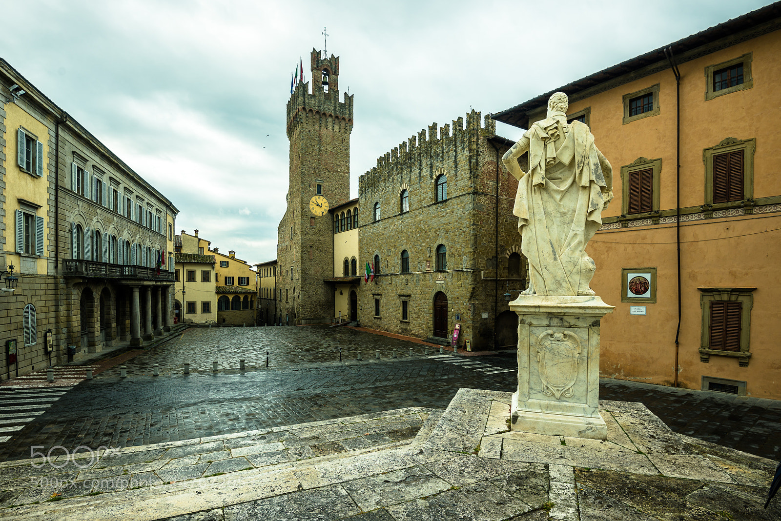 Nikon D610 sample photo. Arezzo palazzo comunale photography