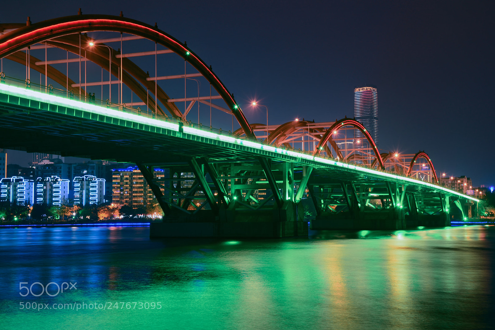 Nikon D7100 sample photo. Wenhui bridge photography