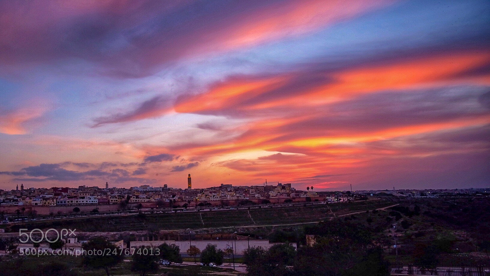 Fujifilm X-E3 sample photo. Sunset in meknes.... photography