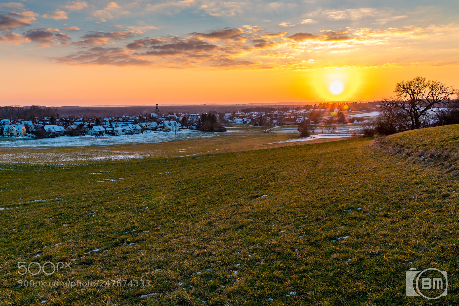 Sony a7R III sample photo. Sunset over my hometown photography