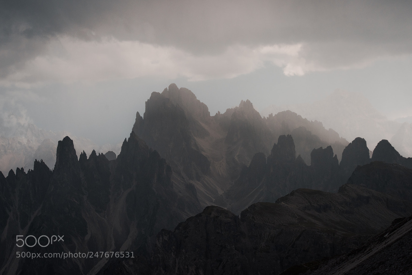 Nikon D810 sample photo. Moody peaks photography