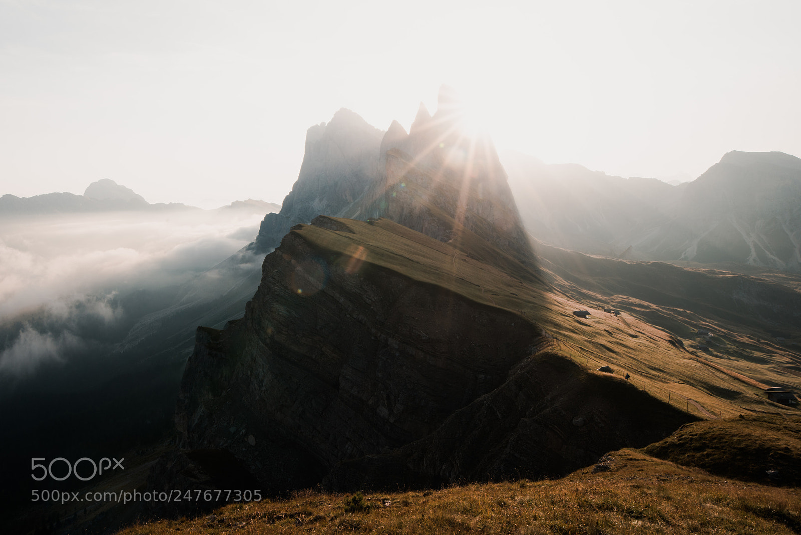 Nikon D810 sample photo. Mountain sunrise photography