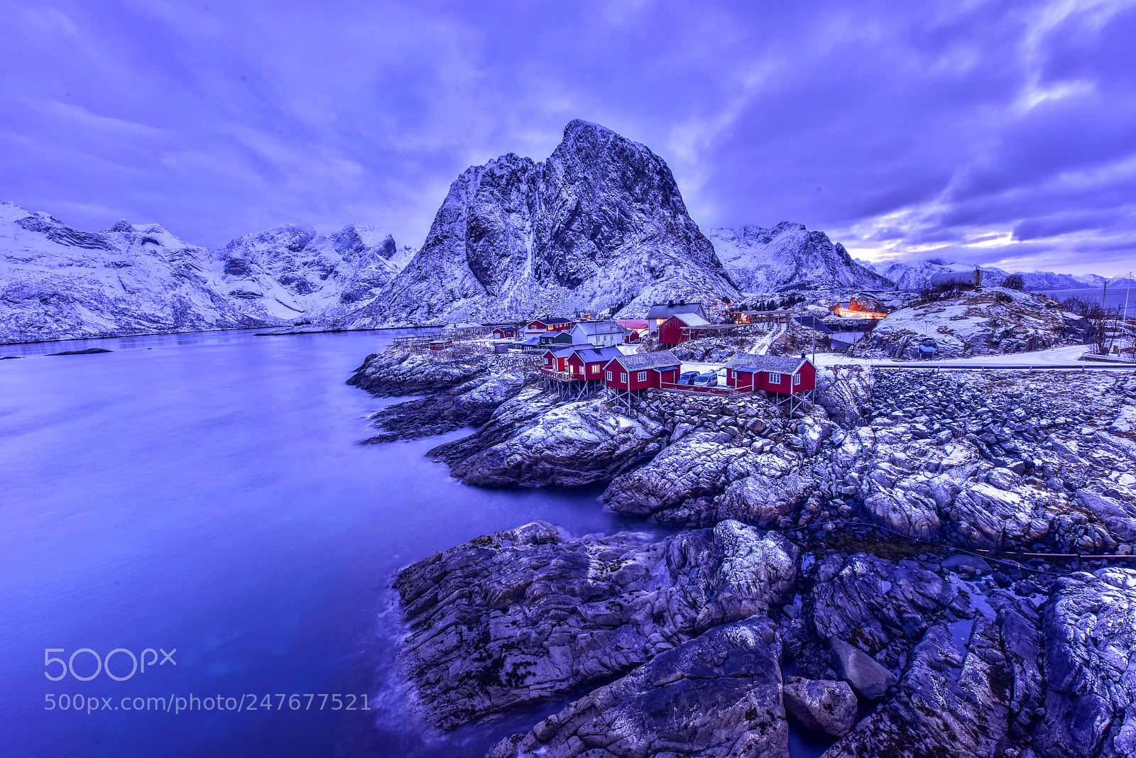 Nikon D810 sample photo. Winter hamnøy(lofoten) photography