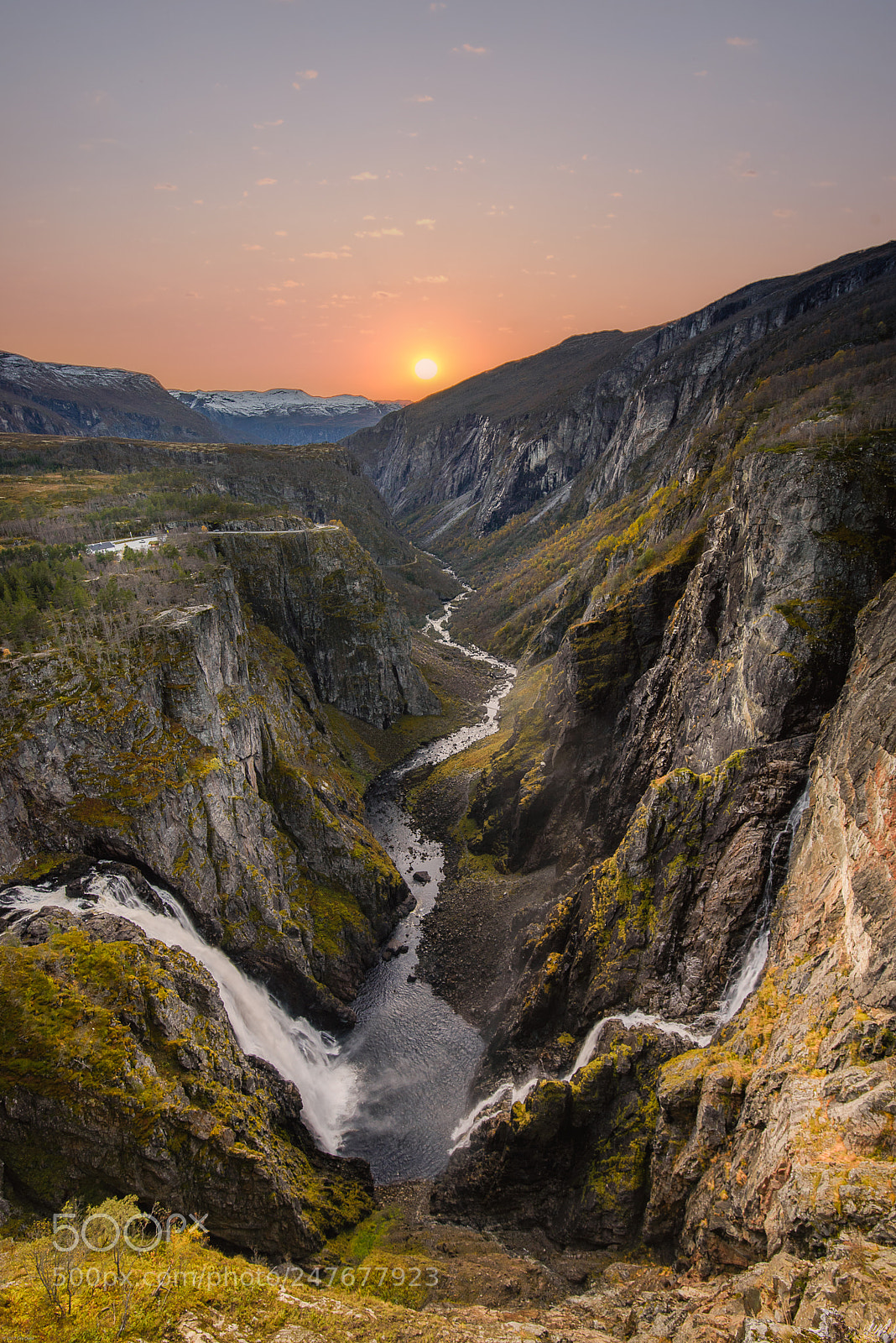 Nikon D610 sample photo. Vøringsfossen photography