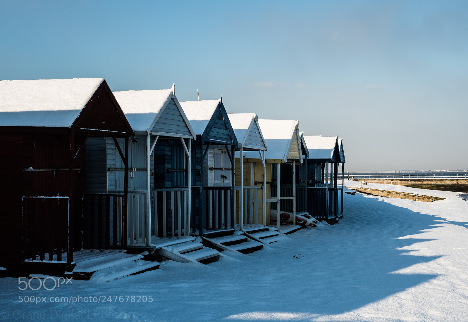 Olympus PEN-F sample photo. Snow on the beach photography