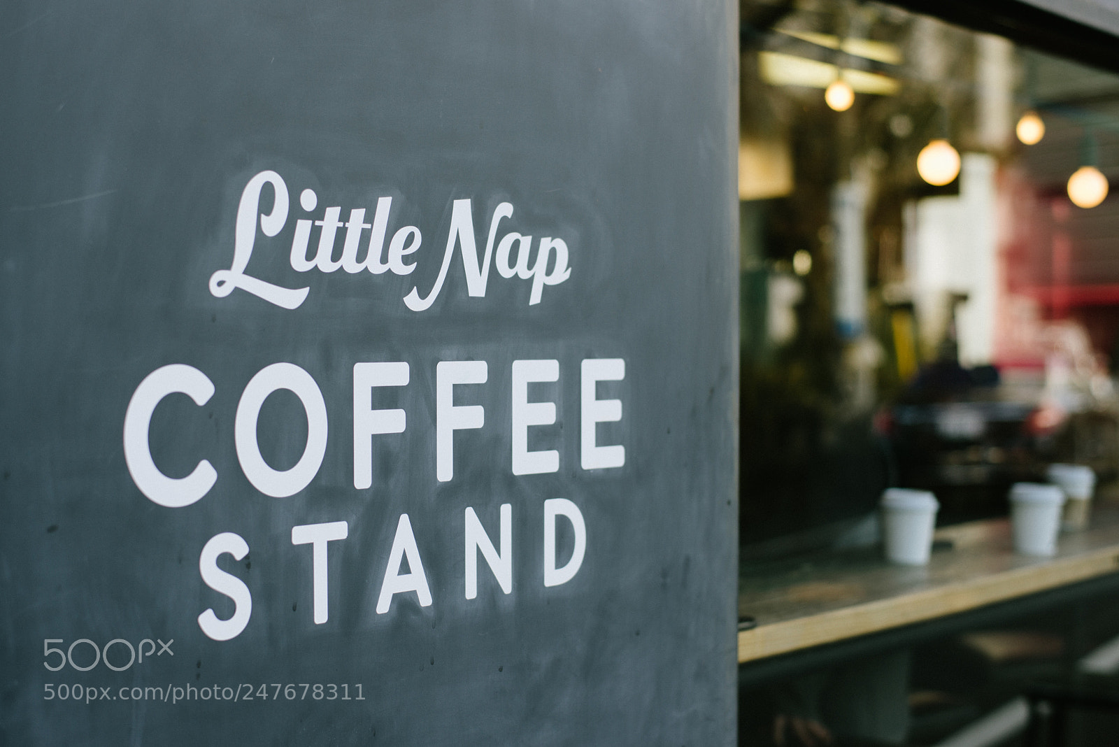 Nikon D800 sample photo. Coffee stand photography